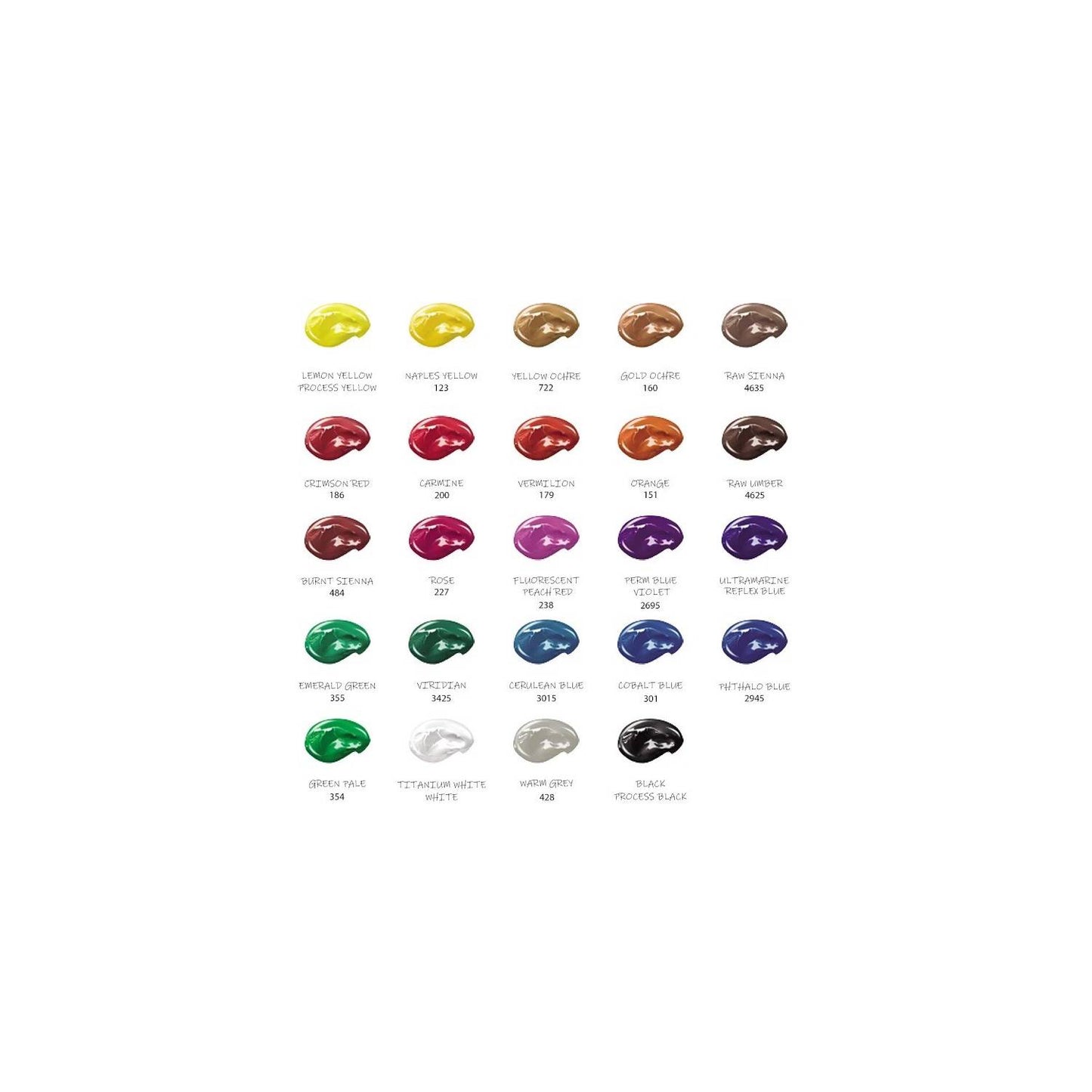 Pintura Acrílica Mobee 24 Colores (Incluye Pinceles)