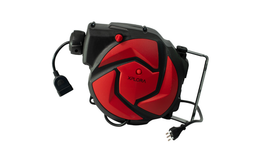 Carrete Alargador Cable Retráctil 15 m