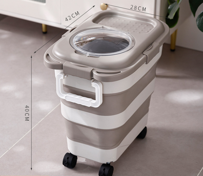Contenedor Plegable de Comida de Mascotas (12kg)