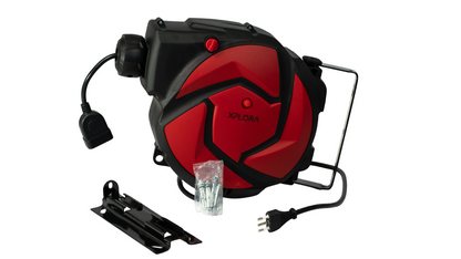 Carrete Alargador Cable Retráctil 15 m