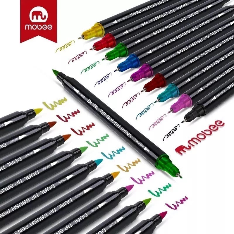 Marcadores Mobee Doble Punta Lettering 60 Colores - Bottegachile