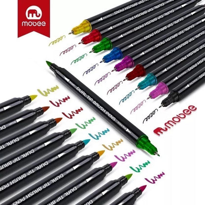 Marcadores Mobee Doble Punta Lettering 60 Colores - Bottegachile