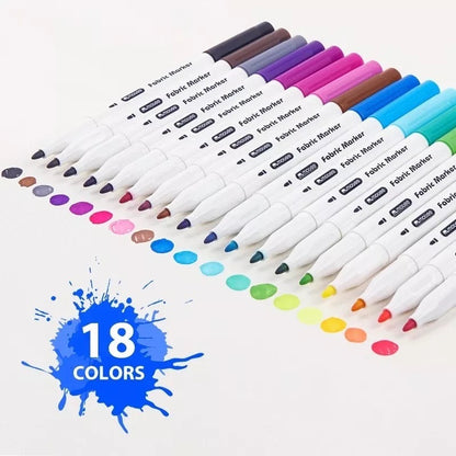 Marcadores Para Tela Mobee 18 Colores