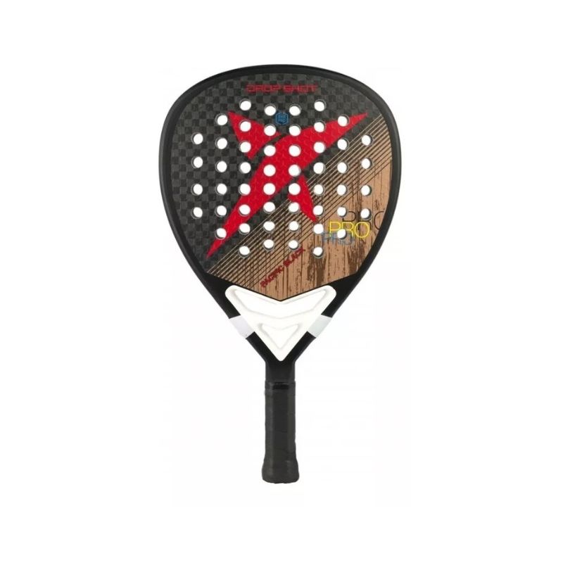 Pala Pádel Drop Shot - Pacific Black 12K (Funda Incluida)